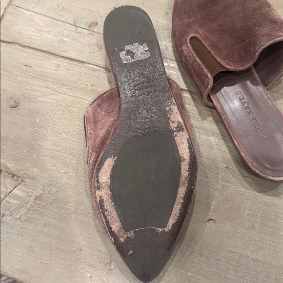 Jenni Kayne Mules Espresso Brown Suede 39 - Picture 5 of 5
